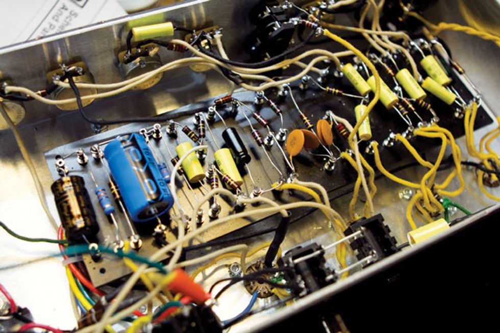 The Mean 18: British-Style 18-Watt Amp Kits from Mojotone ... tremolo guitar pedal wiring diagram 