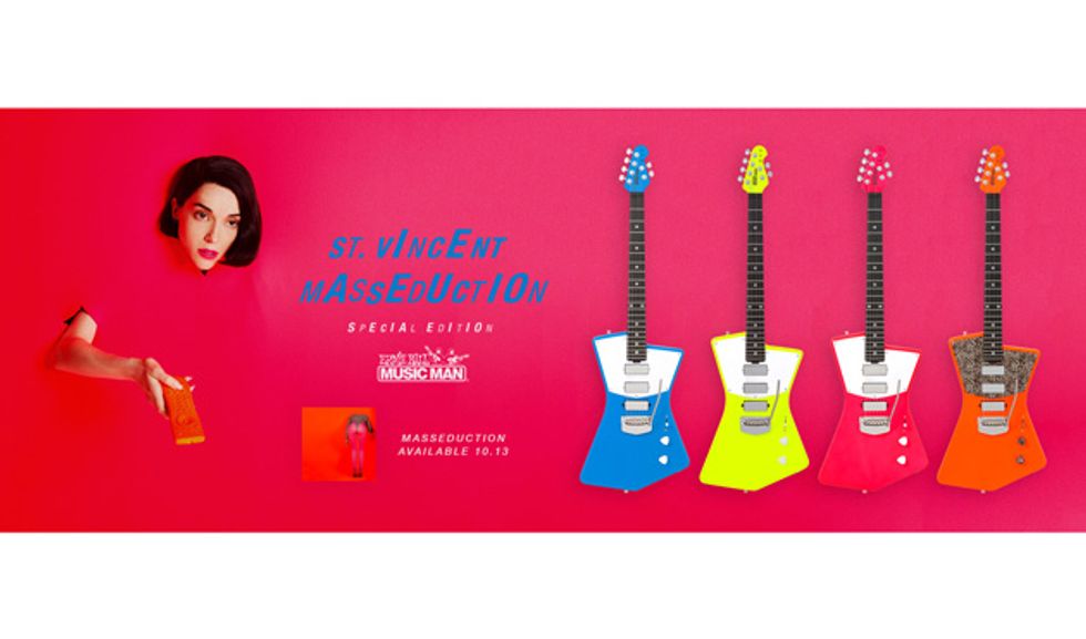 St Vincent And Ernie Ball Music Man Announce Release Of Limited Edition Masseduction Signature 3247