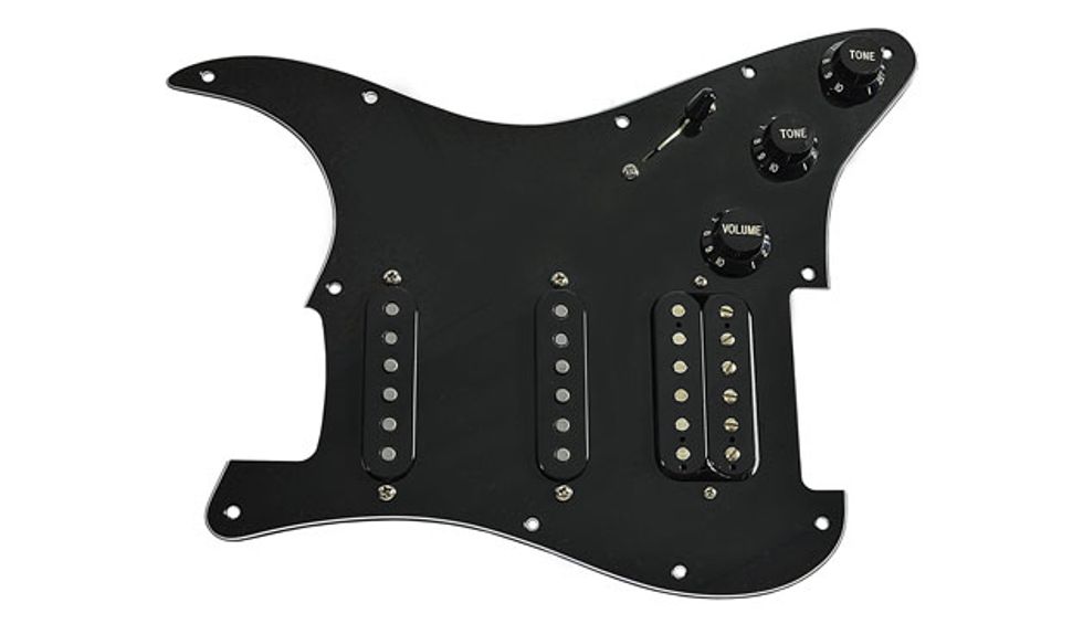 Mojotone’s New Pre-Wired HSS Quiet Coil Pickguard is ... pre wired strat wiring diagram 