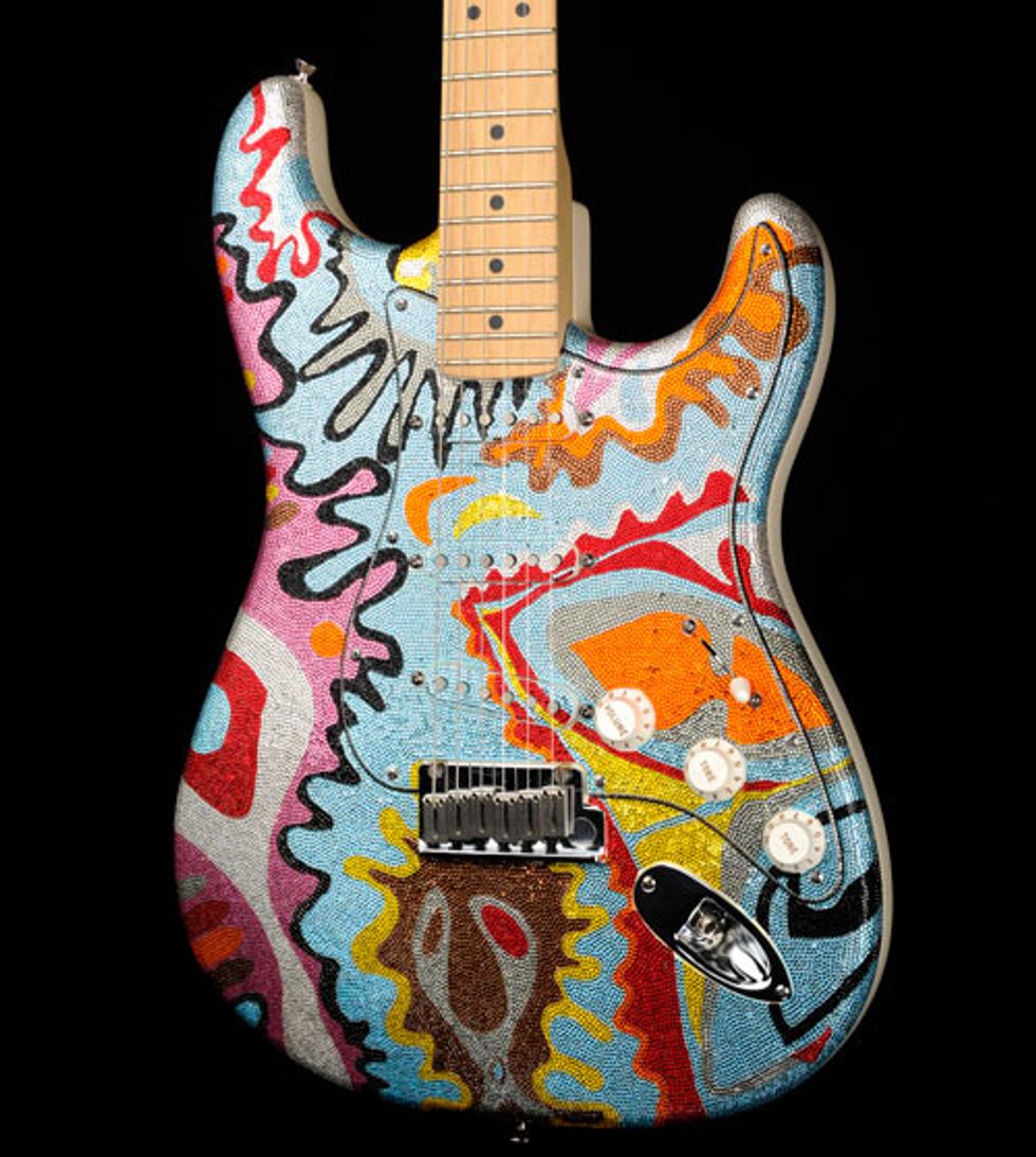 GALLERY: Robert Kantor's Swarovski Guitars and Custom Collection ...