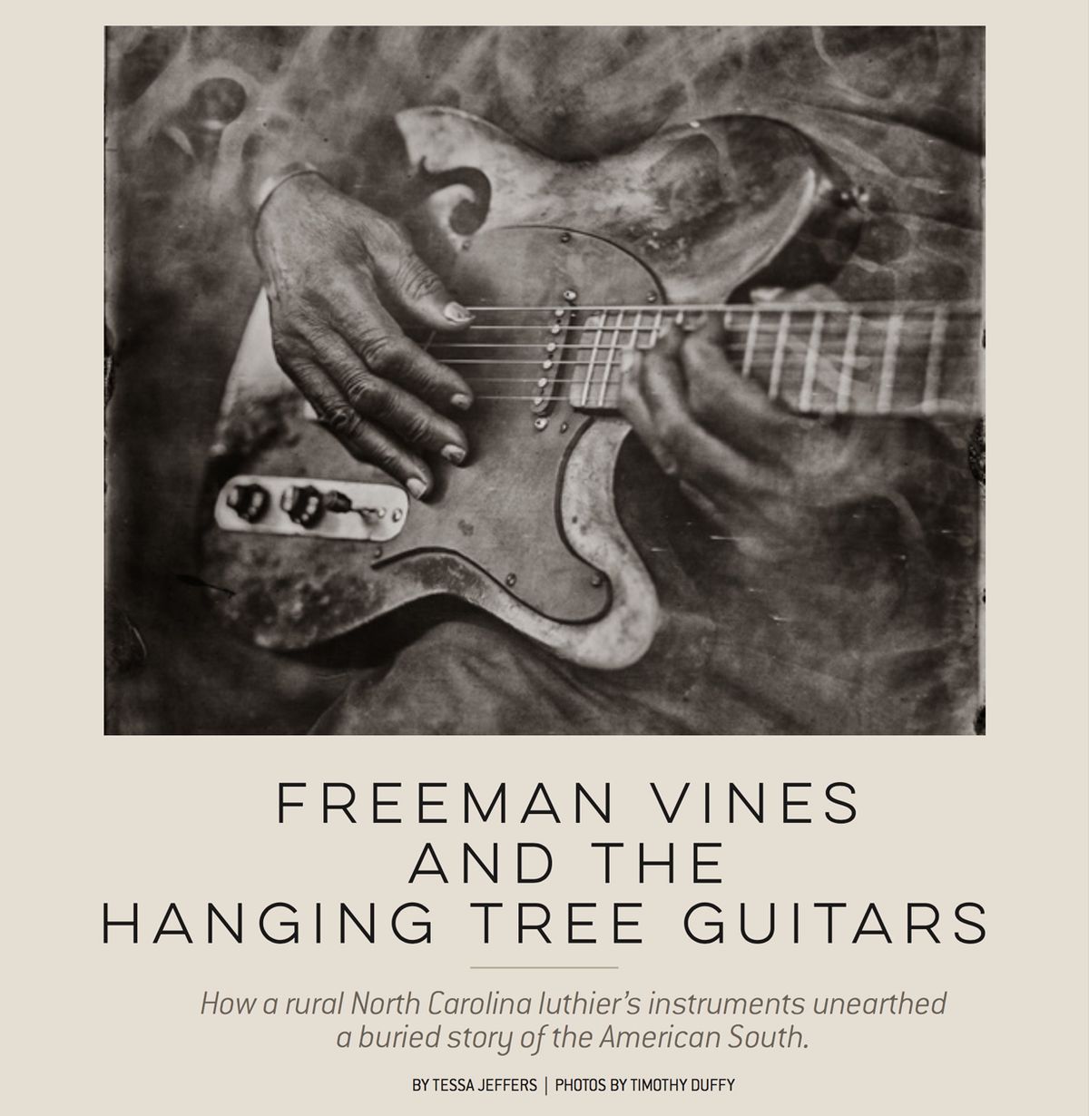 Freeman Vines And The Hanging Tree Guitars Premier Guitar