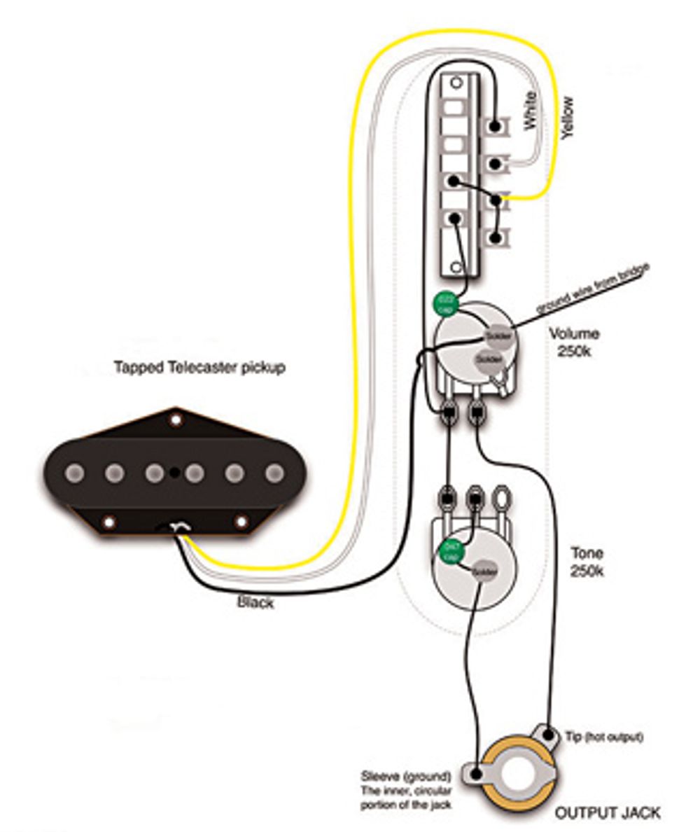 The Tapped Esquire Wiring - Premier Guitar