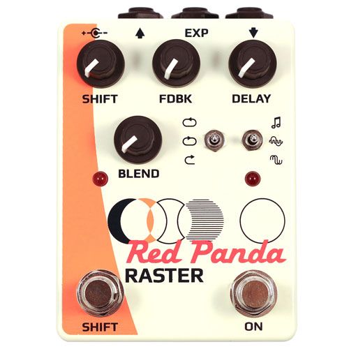 red panda raster pitch shifting delay guitar effects pedal