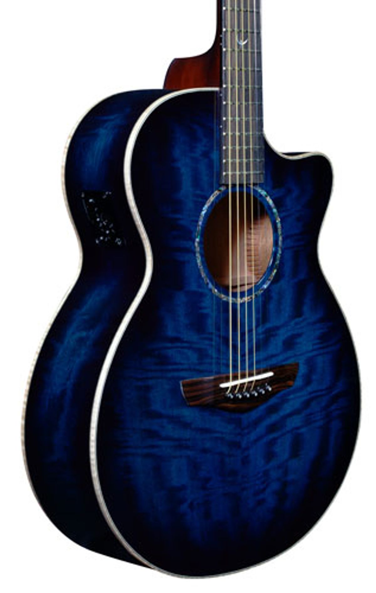 Faith Guitars Releases the Blue Moon Series Venus Acoustic - Premier Guitar