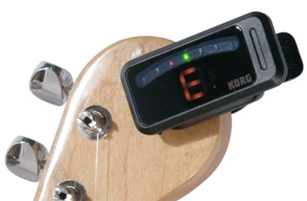 acoustic guitar tuner with measurements in cents