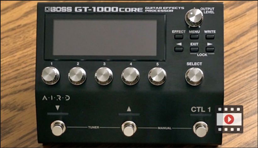 Boss GT-1000 Core MIDI Control