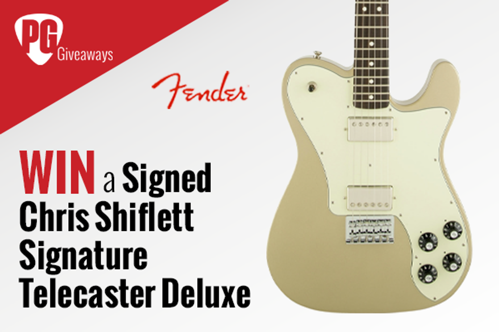 Win Chris Shiflett's Signature Fender Telecaster Deluxe!