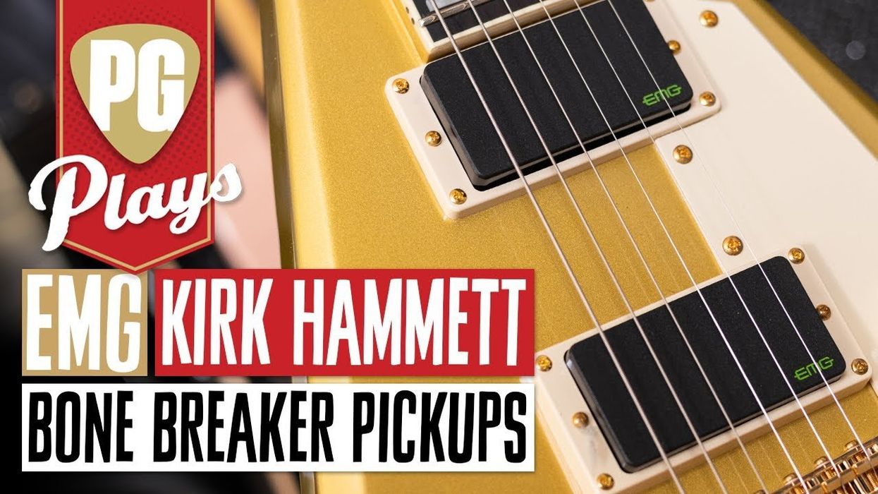 Zach Wish Demos EMG's Kirk Hammett​ Bone Breaker Pickups